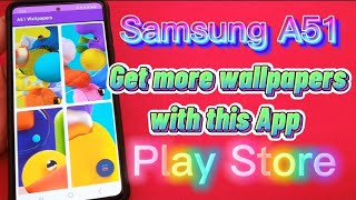 How to get FREE Wallpapers for Samsung Galaxy A51 phone from Play Store screenshot 1