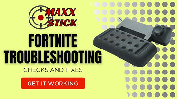 How to get your keyboard joystick working in Fortnite | MaxxStick Keyboard Joystick