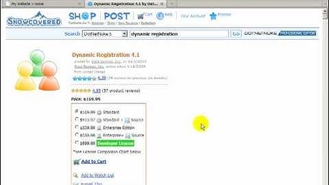 DotNetNuke Tutorial - Customizing registration with Dynamic Registration module p1/2- Video #187