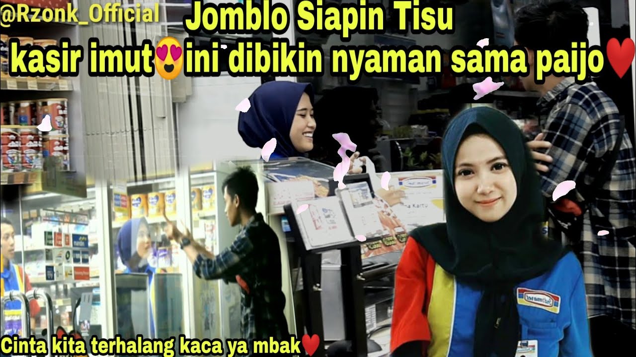GOMBALIN KASIR IMUT INDOMARET | PRANK EPIC KASIR CANTIK MANIS ❤️ | BAPER SAMPE MELELEH 🤫