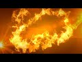 Shock phoenix flame burn background