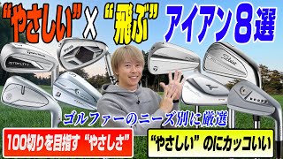 ゴルフライター鶴原さんが厳選!やさしい&カッコイイ飛ばせるアイアン8選