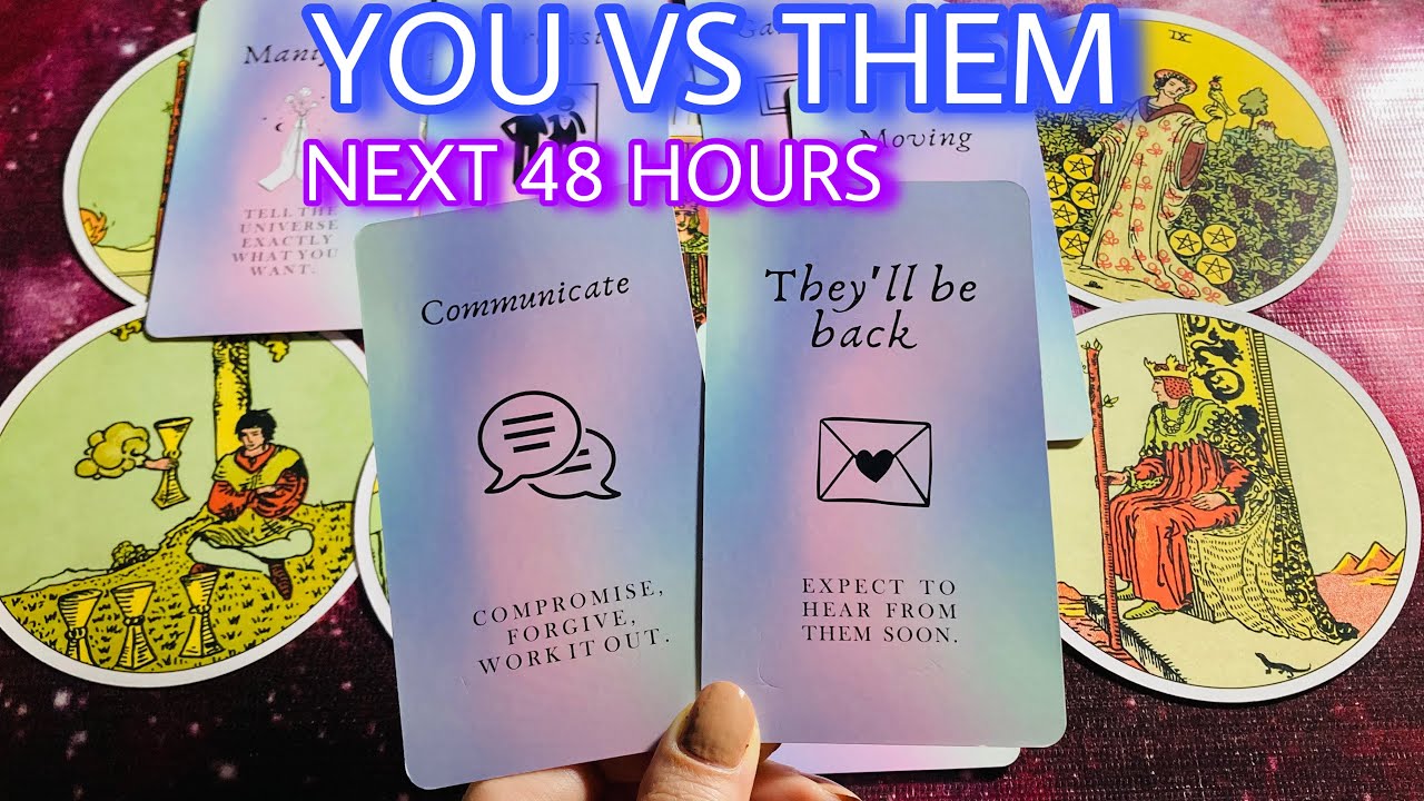 YOU VS THEM 💜💜 NEXT 48 HOURS 🩵🩵 TIMELESS TAROT 💙💙 HINDI-URDU 🩷🩷
