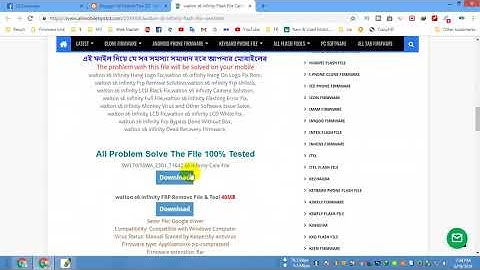 walton s6 infinity Flash File Care Firmware MT6737T 8.1 FRP Fastboot Boot Fix & Hang Logo Stock Rom