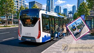 Metro Bus Game Public Transit - Bus Simulator Game - Bus Driving Simulator - Android,ios Gameplay 