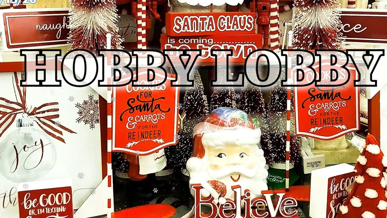 Christmas Decor 2020 🎄 Hobby Lobby, Aspen Cove & Candy Cane Lane YouTube