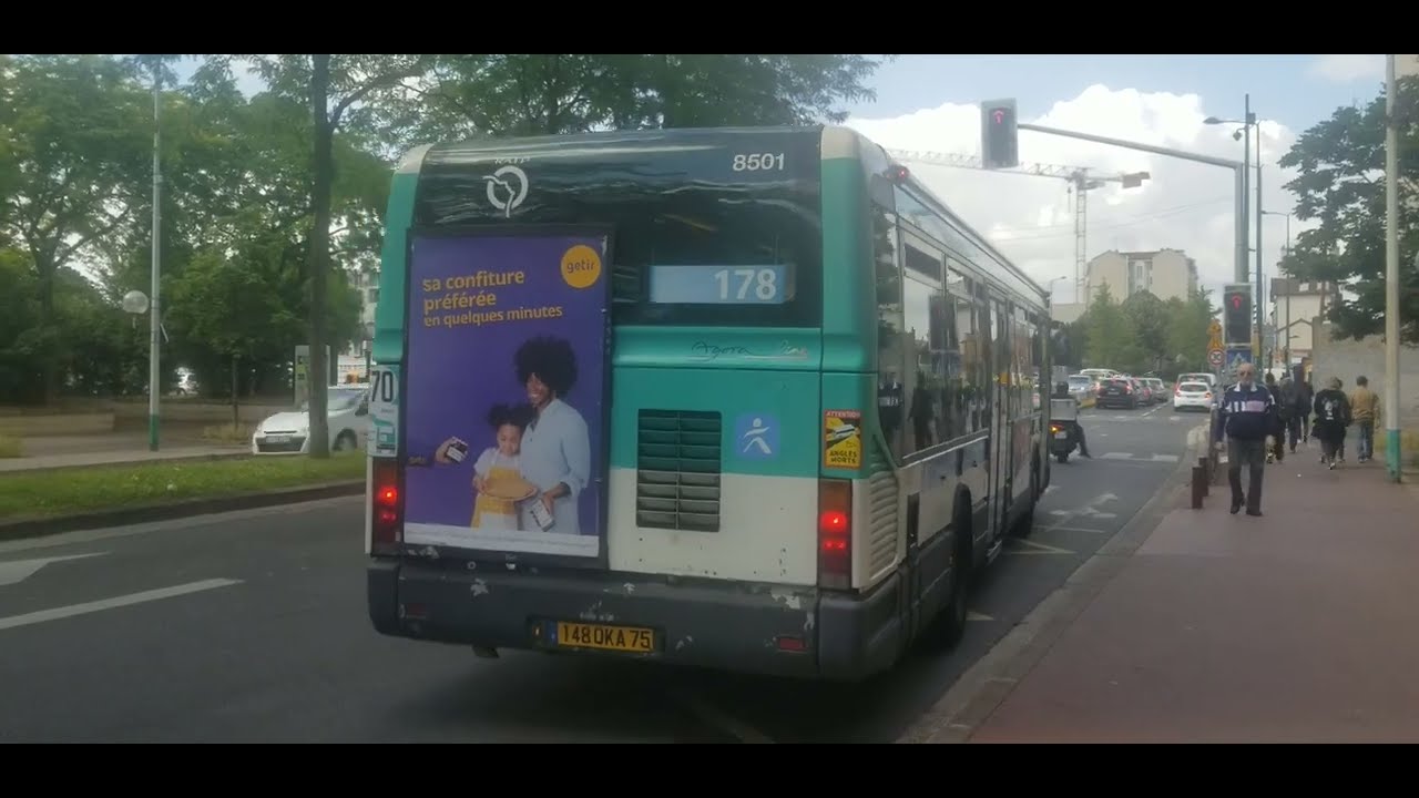 Ligne 178 - AGORA LINE RATP BUS | 8501