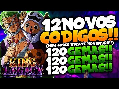 LANÇOU!! 15 NOVOS *EXCLUSIVOS* CODES SECRETOS no KING LEGACY