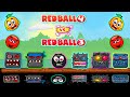 Red ball 4  red ball 3  twin duel walkthrough with orange  red ball gameplay all levels