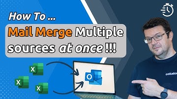 How to mail merge from multiple data sources using Power Automate