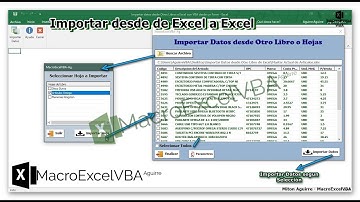 Importar Datos desde otro Libro de Excel en UserForm | MacroExcelVBA - Aguirre