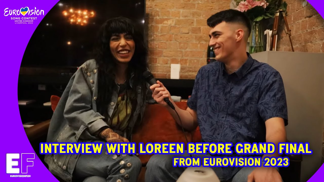 Interview with Loreen Before The Grand Final (Eurovision 2023 Sweden) | Eurovisionfun