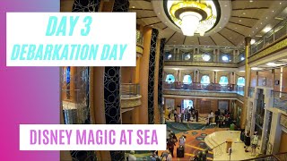 Disney Magic Cruise | Day 3 | Debarkation Day Disney Magic | Disney Magic at Sea | UK Staycation DCL