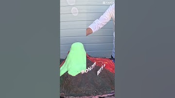 Volcano eruption no 2! Elephant Toothpaste. #viral #volcano #eruption #shorts #elephanttoothpaste