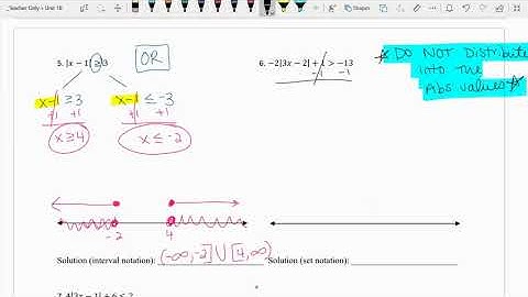 1.7 Day 2 - Absolute Value Inequalities (A1)