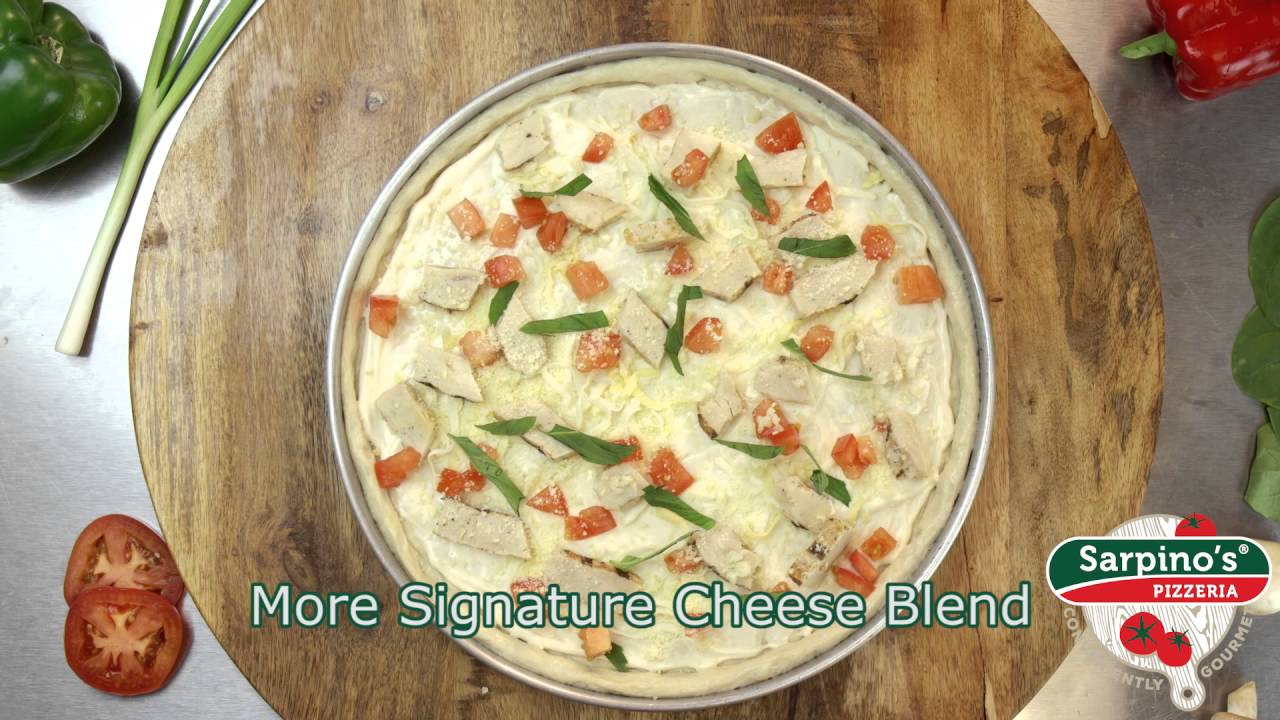 Alfredo Pomodoro Pizza Sarpino's Pizzeria Video YouTube