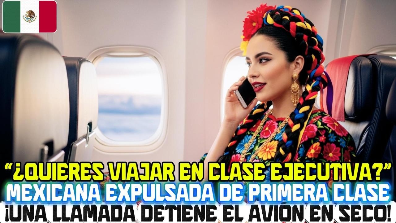 Mexicana expulsa da primeira classe e ligação para o avião na hora!