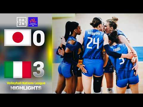 Video Riscossa delle Azzurre, vittoria in 3 set: Giappone-Italia 0-3 | Volleyball Nations League | DAZN
