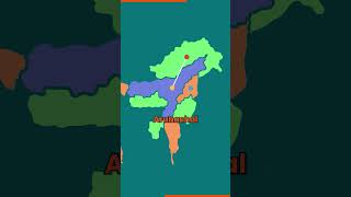 87/365 Coloring the World | The Four Color Theorem Explained #shorts #365daysofmath