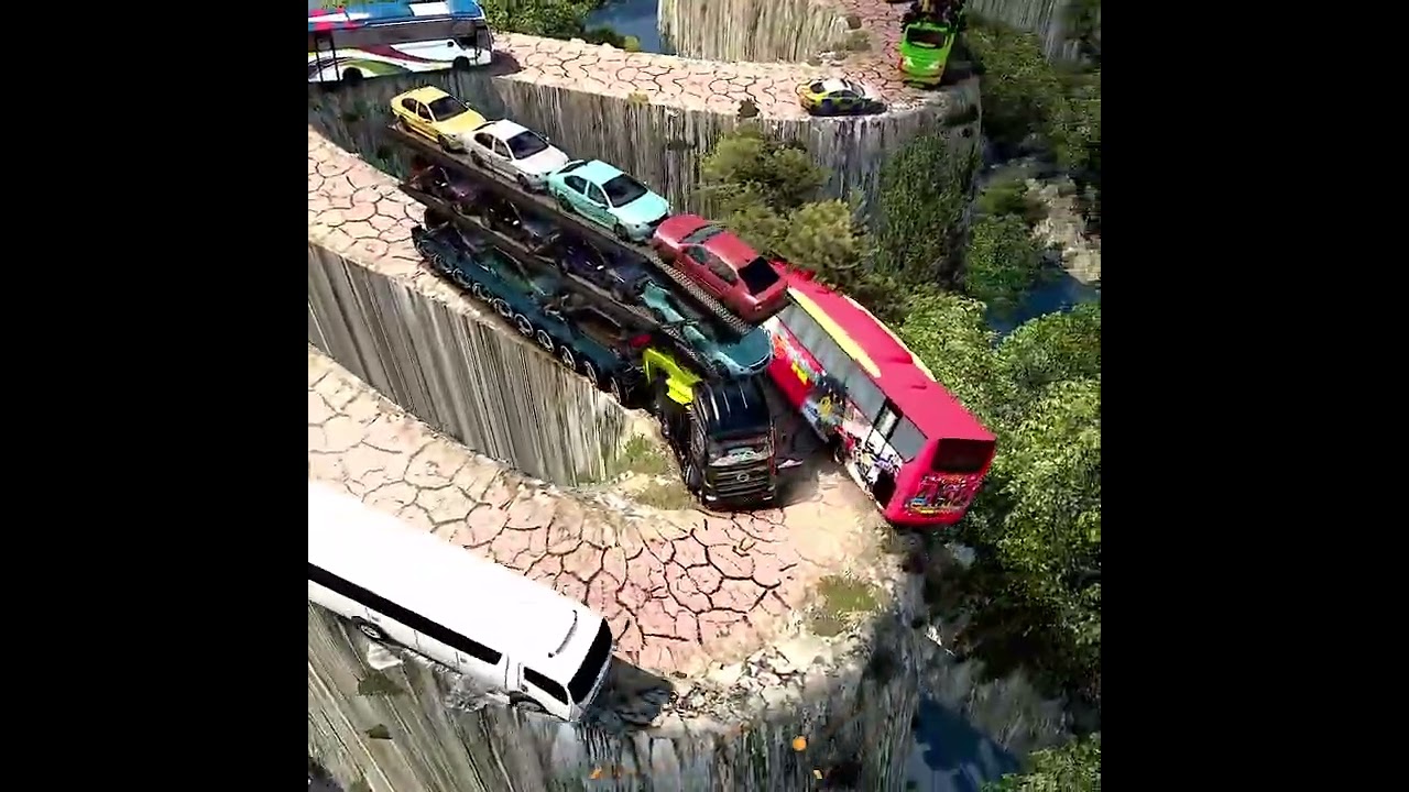 ETS2 | Overloaded Luxury Cars on The World’s Most Dangerous Road!