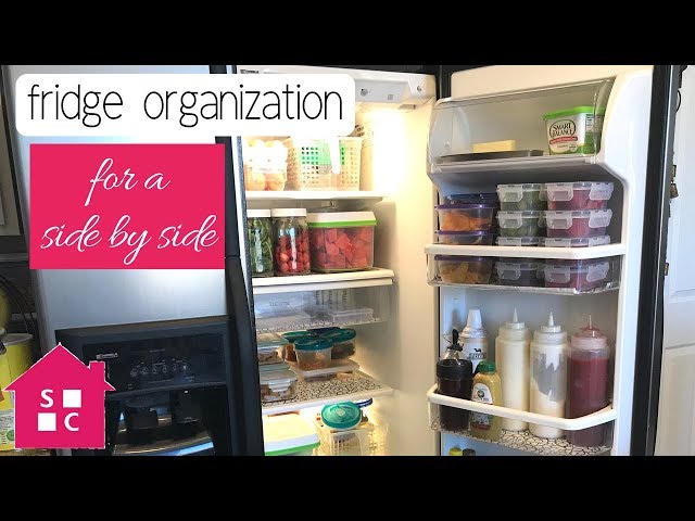 Best Way To Organize A Side By Side Refrigerator Like A Professional - The  Organized Mama