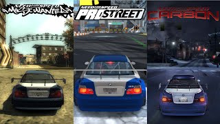 NFS BMW M3 GTR - Most Wanted, Carbon and Prostreet