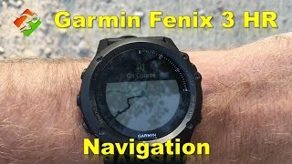 Garmin Fenix 3 HR -  Navigation