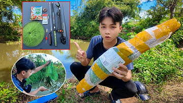 Thử Thách Câu Cá Bằng Combo Cần Câu 100k Trên Shopee