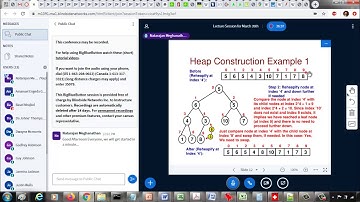 Converting an essentially complete binary tree to a max heap: example and the C++ code