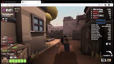 Krunker IO lets hack with Aimbot and more... (Read the Desc)