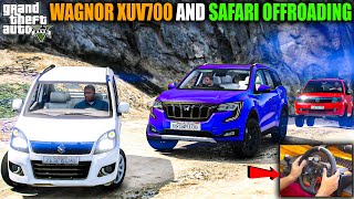 GTA 5 : INDIAN CARS EXTREME OFFROADING ON MOUNT CHILLIAD OMG WITH LOGITECH G29