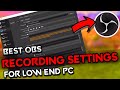 Obs lagging when recordingstreaming  obs best settings for lowend pc  obs lag fix  2022 