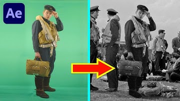 How to ADD YOURSELF into historical movies or footage! | After Effects Tutorial