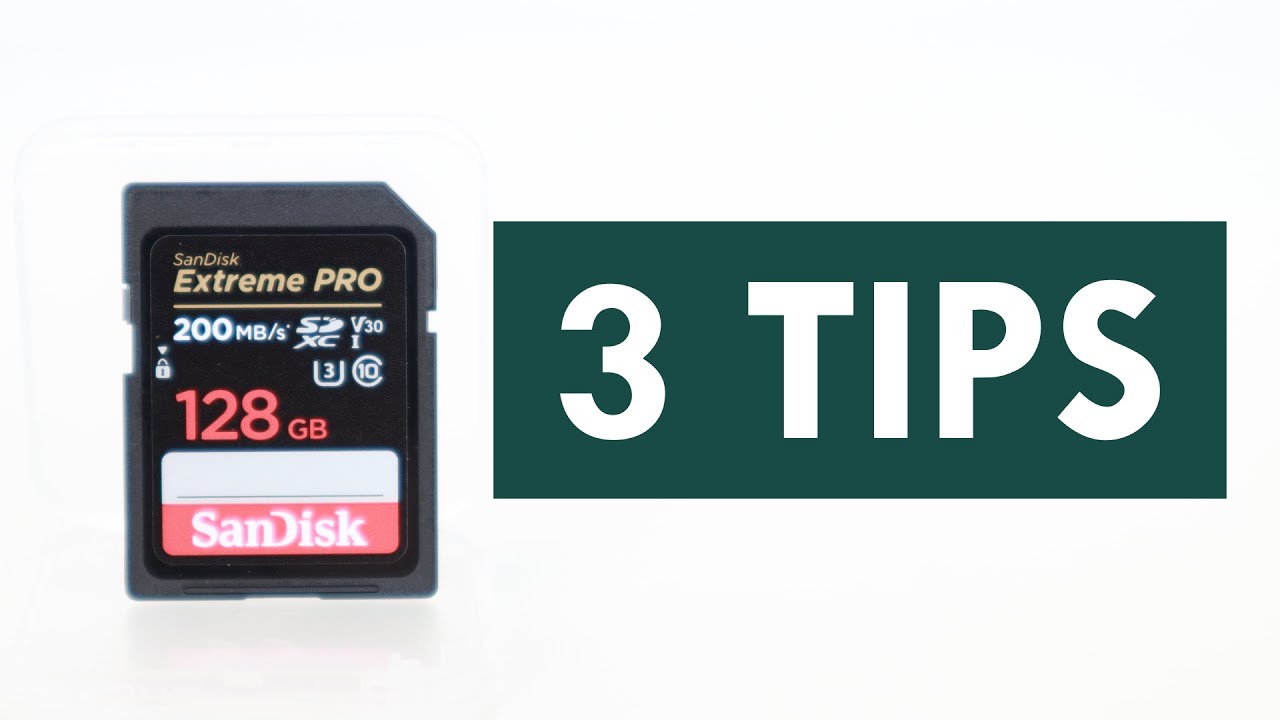 Sandisk Extreme Pro SDXC: unboxing and 3 tips before you buy 