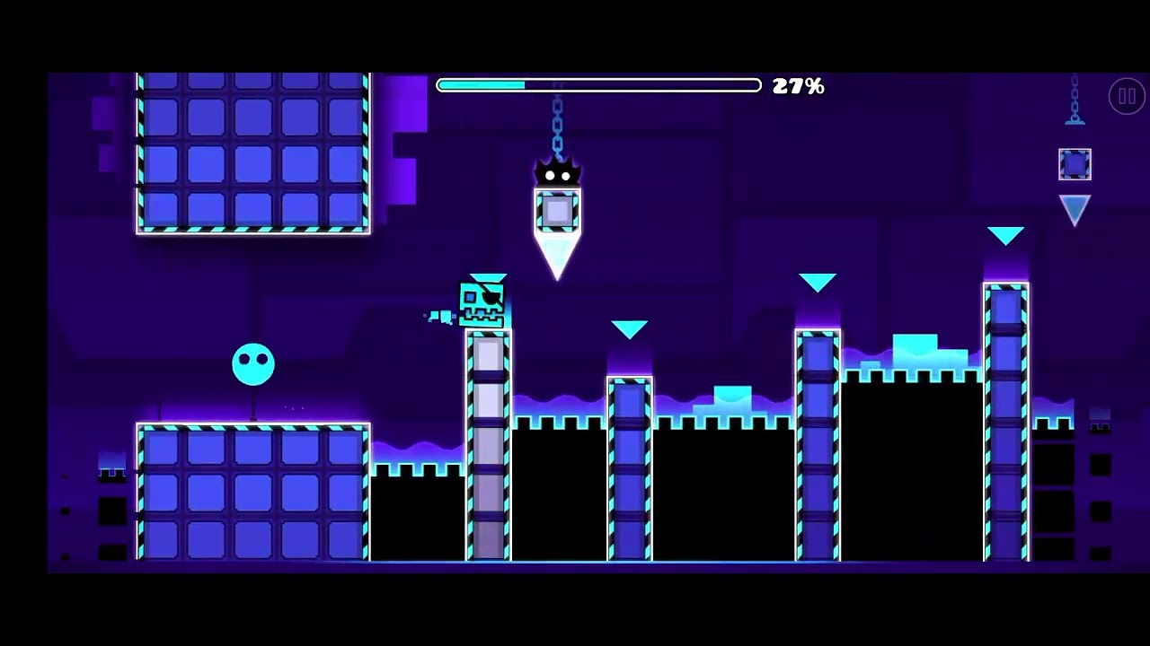I'm gonna get the 3 coin in geometry dash meltdown - YouTube
