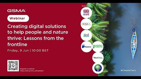 Creating digital solutions to help people and nature thrive - Lessons from the frontline