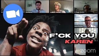 IShowSpeed TROLLS Crazy KARENS On Zoom!