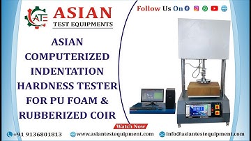 Indentation Hardness Tester | Asian Computerized Indentation Hardness Tester For PU Foam Rubberized|