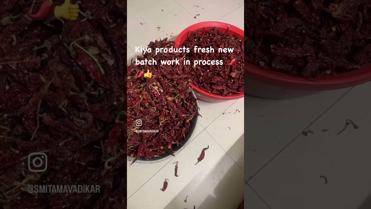 Kiya fresh pure Bedgi mirchi powder 🌶️🌶️👍