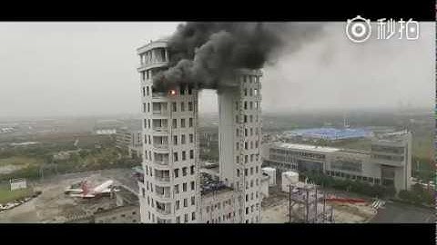 Robot chữa cháy trên không của Trung Quốc - kienthucphongchay.com