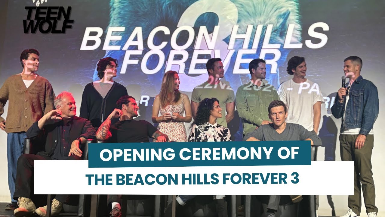 Opening ceremony of the Beacon Hills Forever 3 with the cast of Teen Wolf
