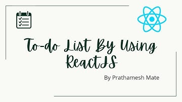 To Do List By Using ReactJS || React Hooks || Local Storage