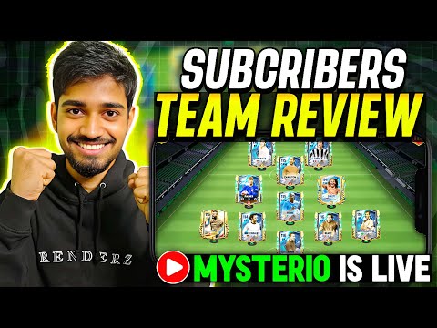 FC MOBILE LIVE: Subscribers Team Review! - HORIZONTAL