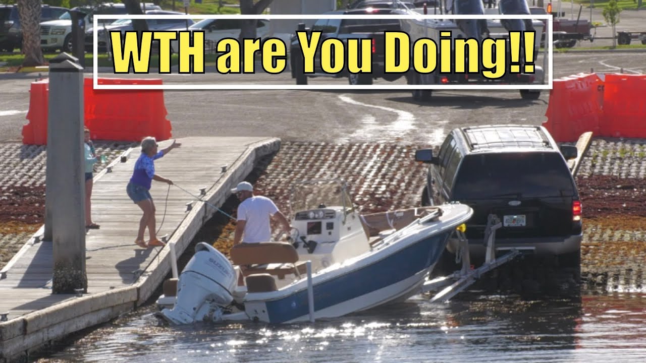 Она не может поверить, что он это делает!! | Лодочные рампы Майами | Бойнтон-Бич