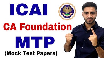 CA Foundation MTP Series| ICAI NEWS CA FOUNDATION DECEMBER 2022 EXAM NOTIFICATION CHARTERED STUDIES