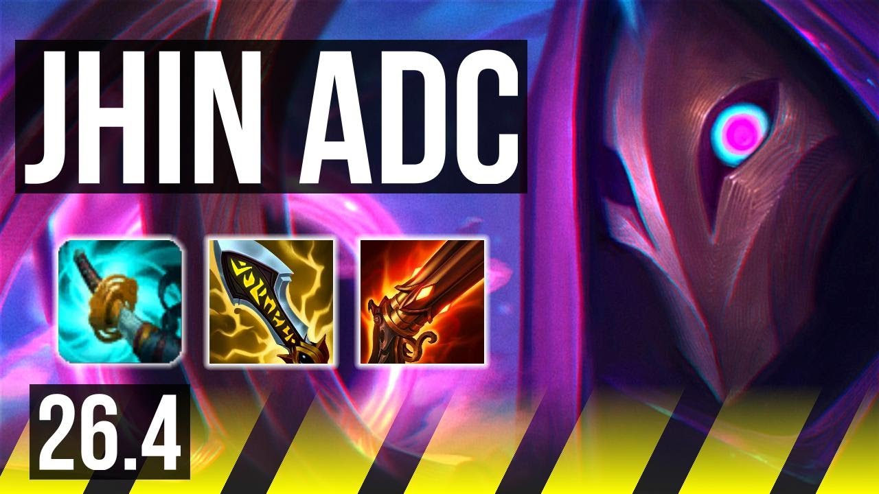 JHIN & Karma vs DRAVEN & Soraka (ADC) | Good KDA: 18/1/9, 49K damage | NA Challenger | 26.4