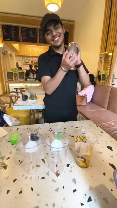 Special Fruit Fusion Bubble Tea 😍 #shorts #viral #trending #youtubeshorts #bubbletea #ytshorts