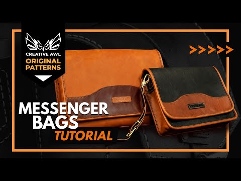 How to make leather messenger bags