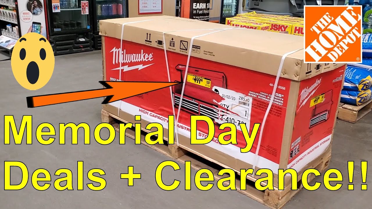 Memorial Day Deals + Clearance Shopping Home Depot YouTube