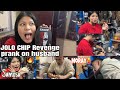 Revenge jolo chip prank on husband  samosa ma jolo chip